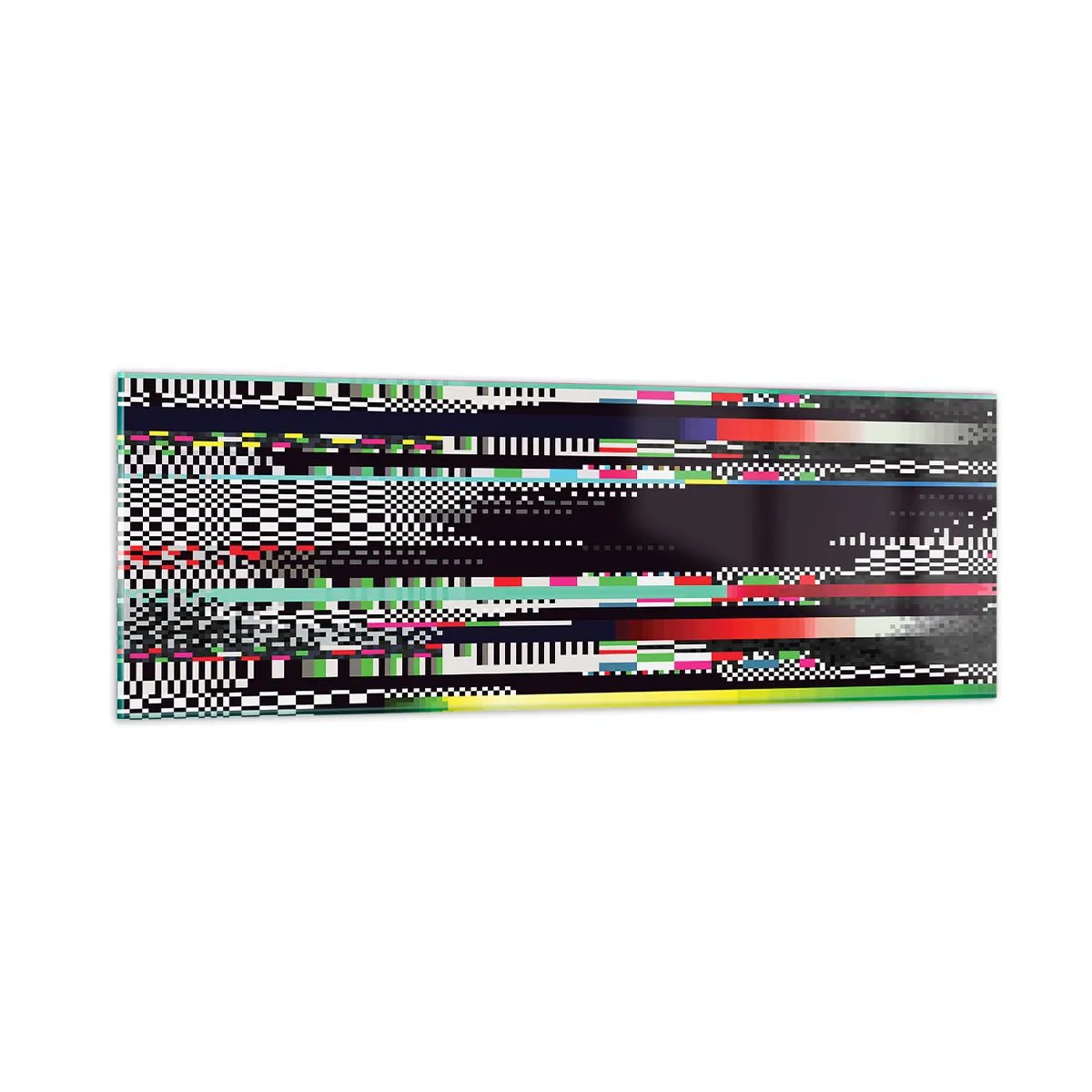 Quadro su vetro - Immagine di prova della realtà - 90x30 cm