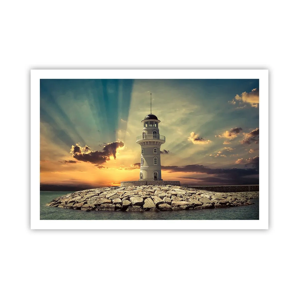 Poster - Luce - Bontà - Bellezza - 91x61 cm