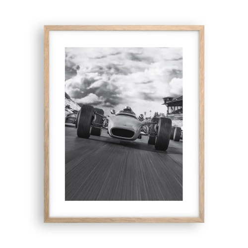 Poster in cornice rovere chiaro - C'è la forza! - 40x50 cm