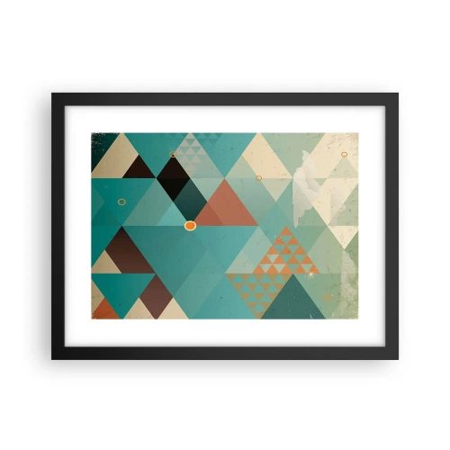 Poster in cornice nera - Unità della molteplicità, molteplicità dell'unità - 40x30 cm