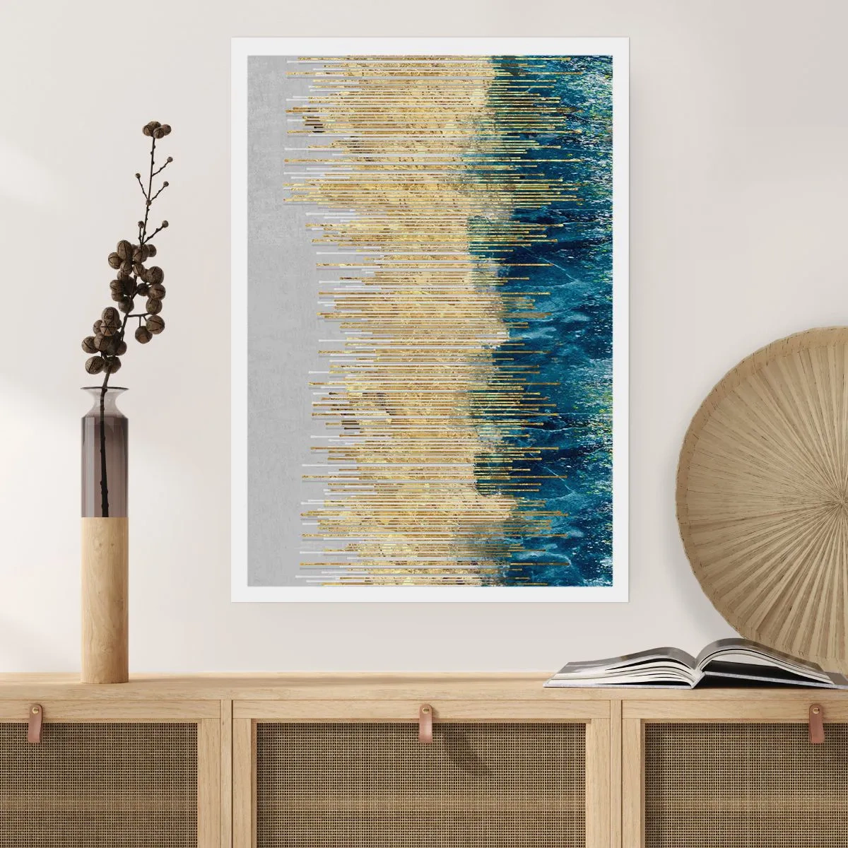 Poster - Confine dorato - 61x91 cm