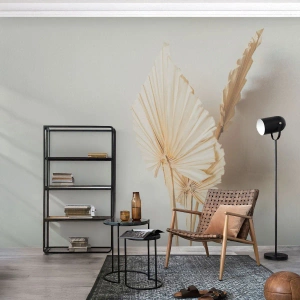 Fotomurali Premium Sand - Quando serve il sollievo - Luminoso, Minimalismo, Foglia - 500x350 cm