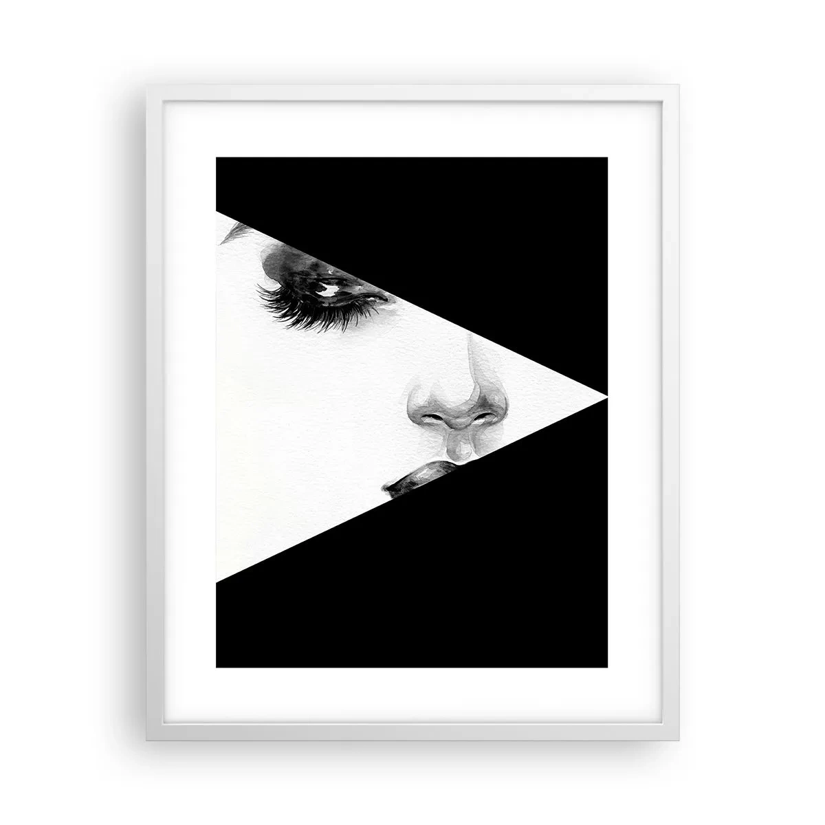 Poster in cornice bianca - Sempre da scoprire - 40x50 cm