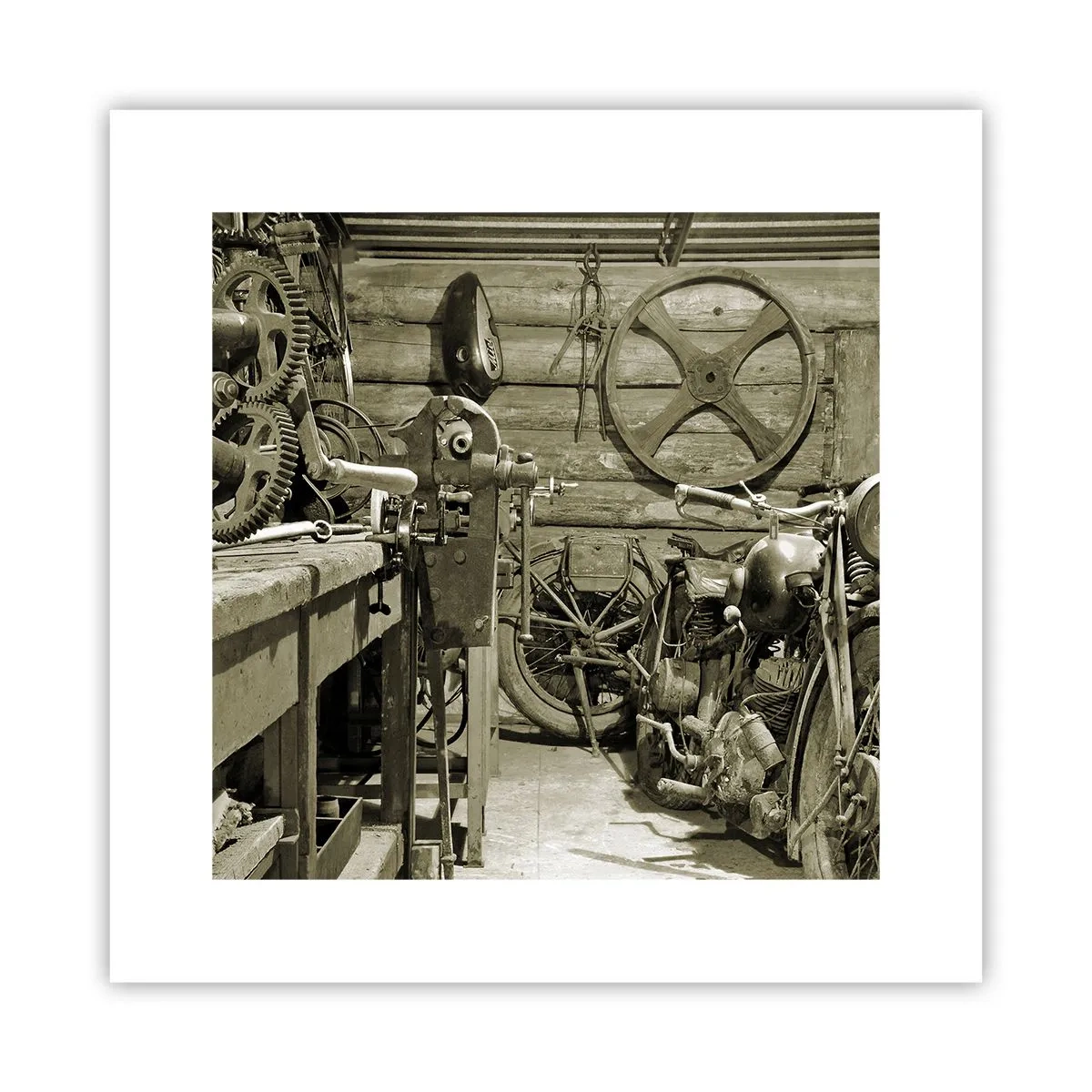 Poster - Nel capanno di zio Alfredo - 30x30 cm