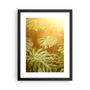 Poster in cornice nera - Entrando nel verde... - 30x40 cm