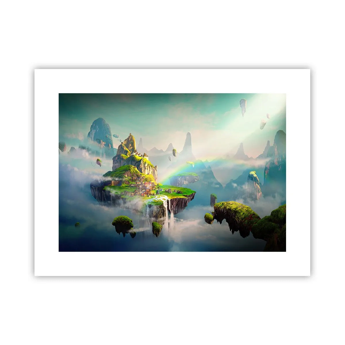 Poster - In mezzo al cielo: isole fortunate - 40x30 cm