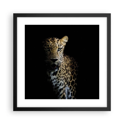 Poster in cornice nera - Bellezza tenebrosa - 40x40 cm