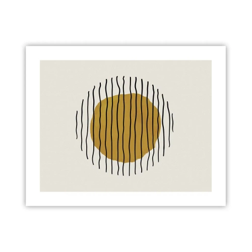 Poster - Astrazione fremente di calore - 50x40 cm
