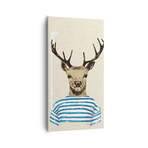 Quadro su tela - Stampe su Tela - Mi piacciono le camicie a righe! - 55x100 cm