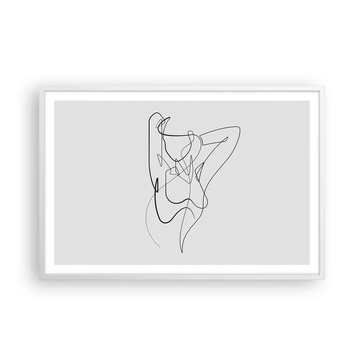 Poster in cornice bianca - Davvero, come sei... - 91x61 cm