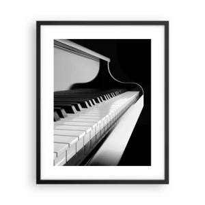 Poster in cornice nera - Armonia di forme e colori - 40x50 cm