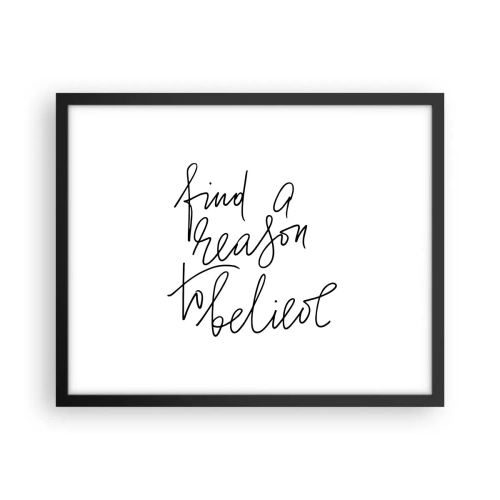 Poster in cornice nera - è possibile - 50x40 cm