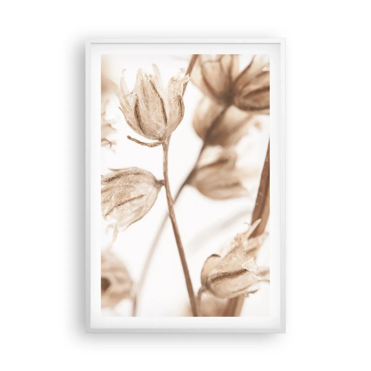 Poster in cornice bianca - Suonano alla fine dell'estate - 61x91 cm