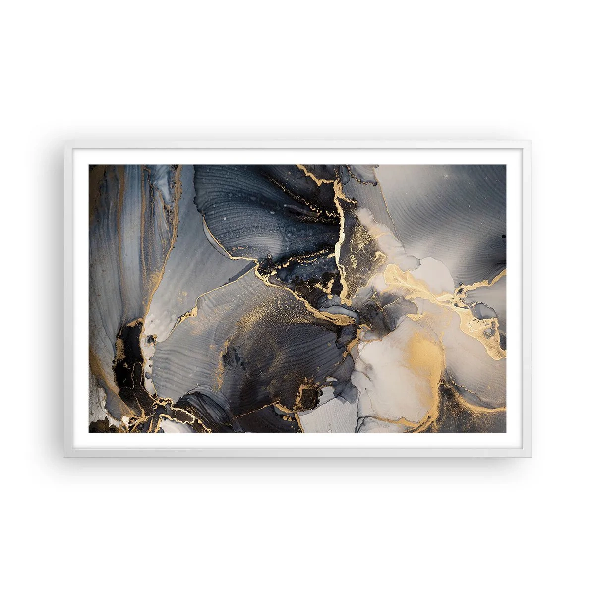 Poster in cornice bianca - Vita di pietra - 91x61 cm