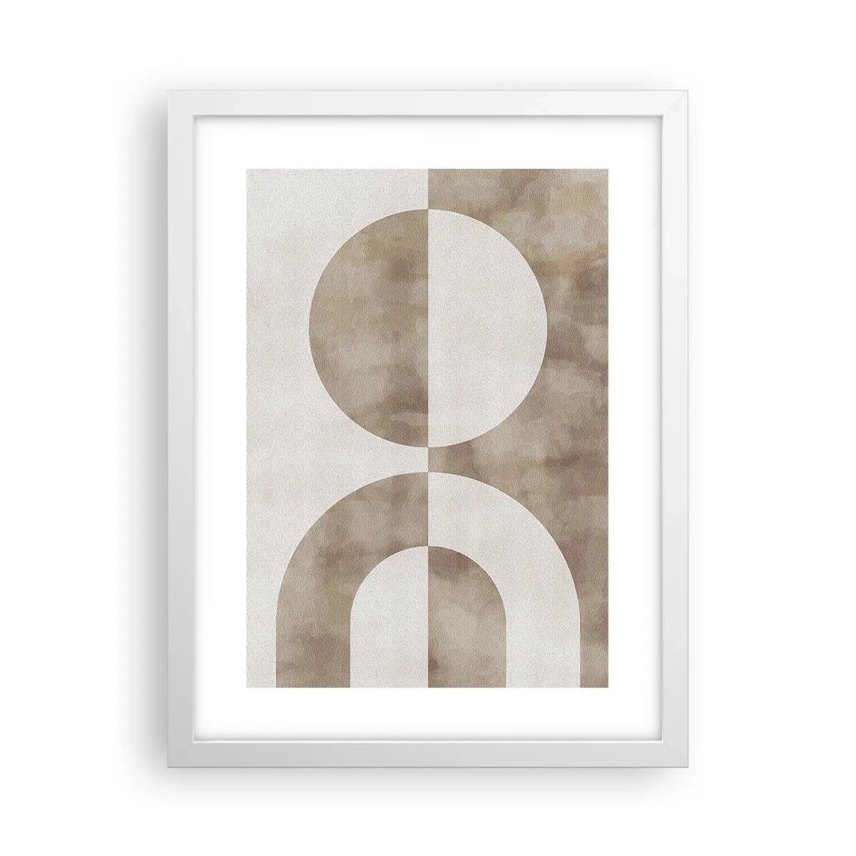 Poster in cornice bianca - Analogie e differenze - 30x40 cm