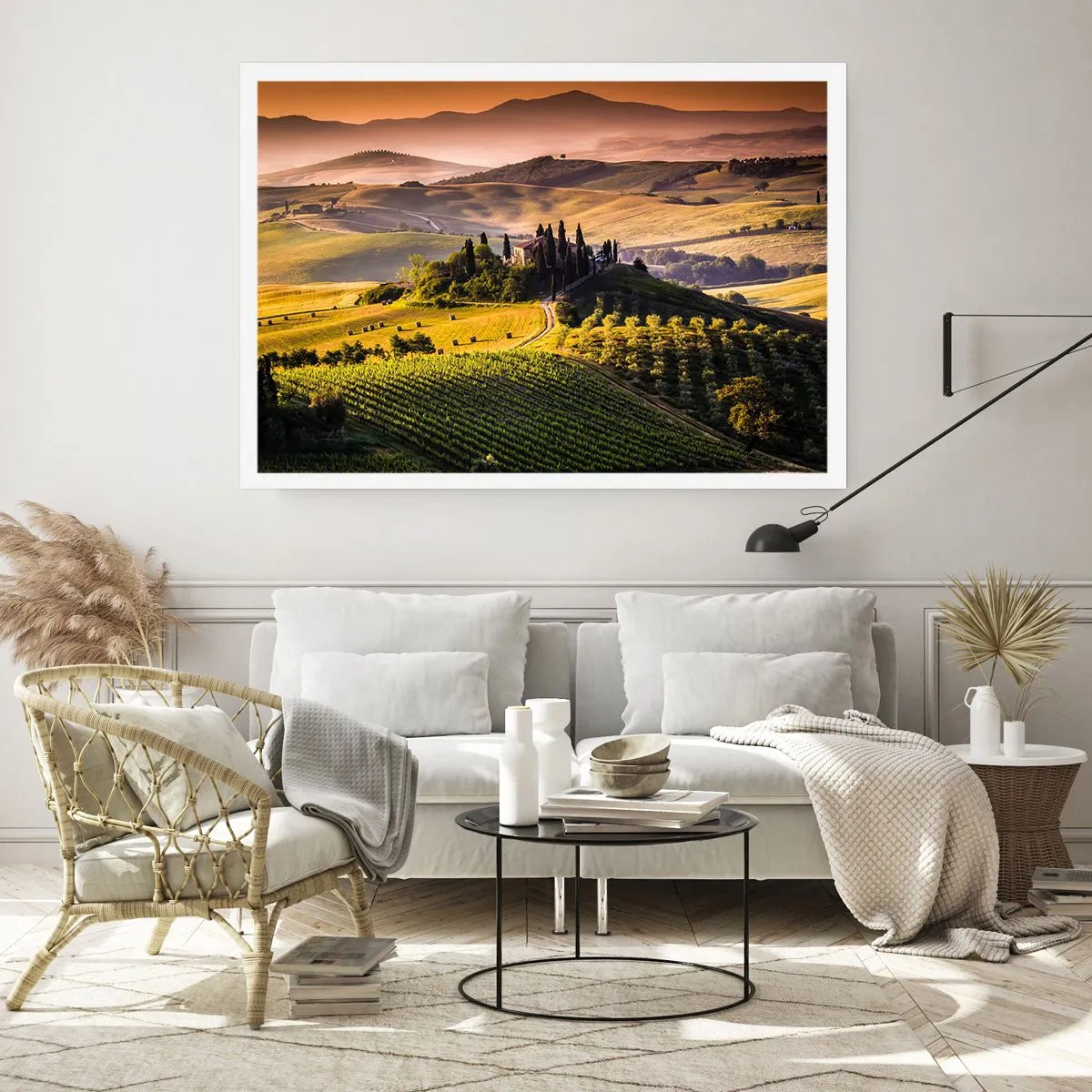Poster - Arcadia: paesaggio toscano - 70x50 cm