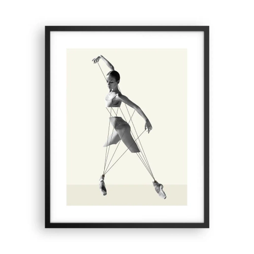 Poster in cornice nera - Nel teatro del mondo - 40x50 cm