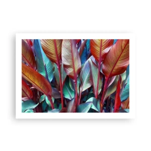 Poster - Selva colorata - 70x50 cm