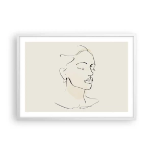 Poster in cornice bianca - Linea sicura - 70x50 cm