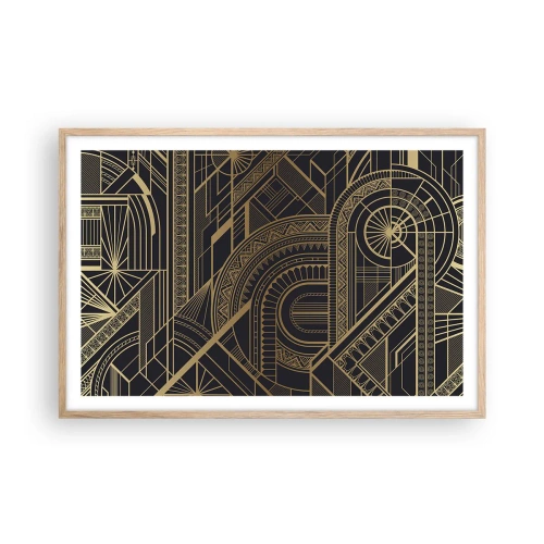 Poster in cornice rovere chiaro - Concetti, idee, progetti - 91x61 cm