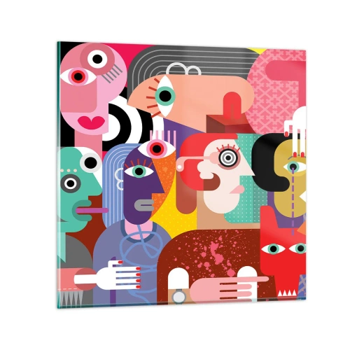 Quadro su vetro - Mi manda Picasso - 60x60 cm