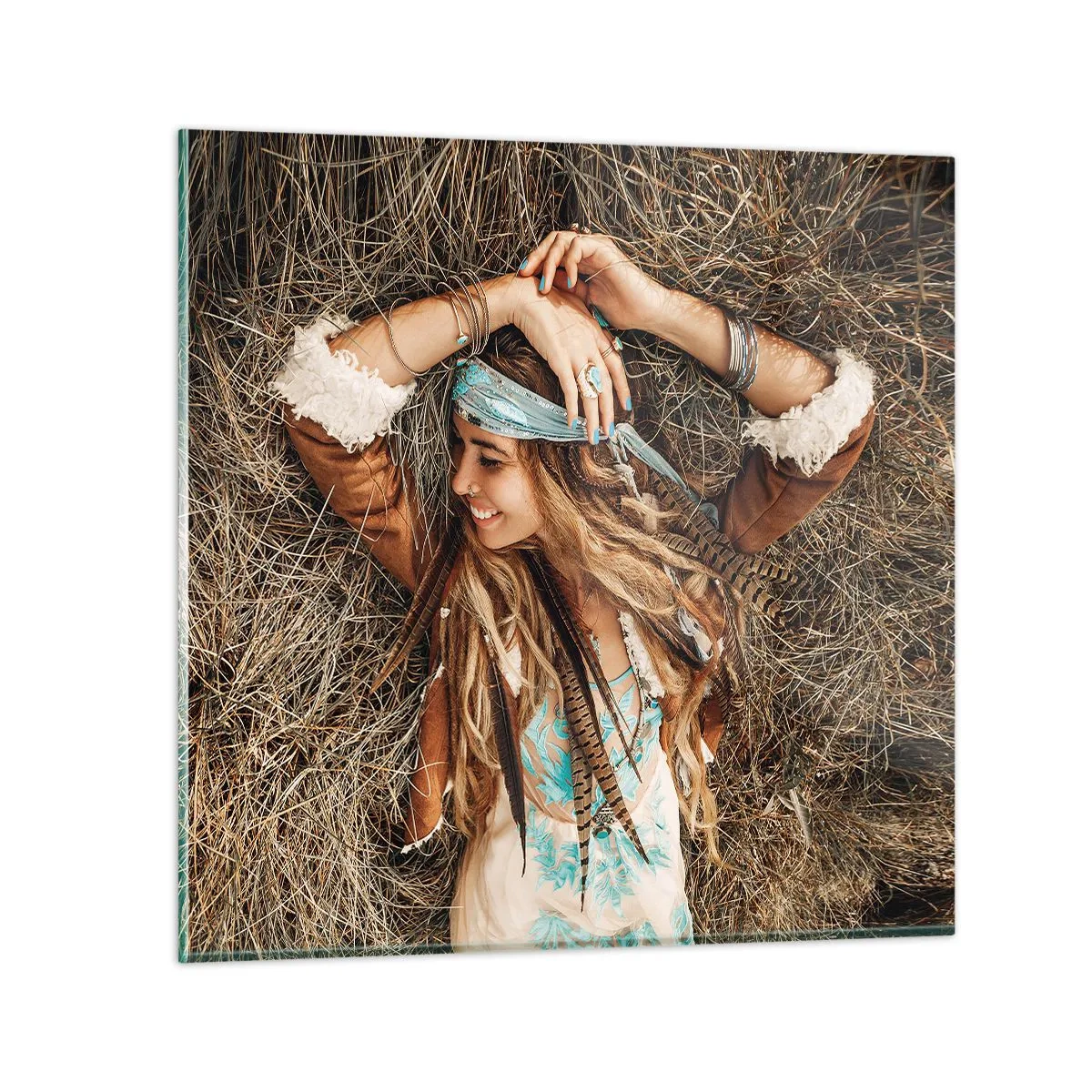 Quadro su vetro - Verso gli anni dell'amore - 50x50 cm