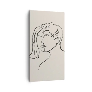 Quadro su tela - Stampe su Tela - E divennero una cosa sola - 55x100 cm