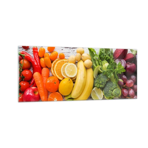 Quadro su vetro - Non basta? - 100x40 cm