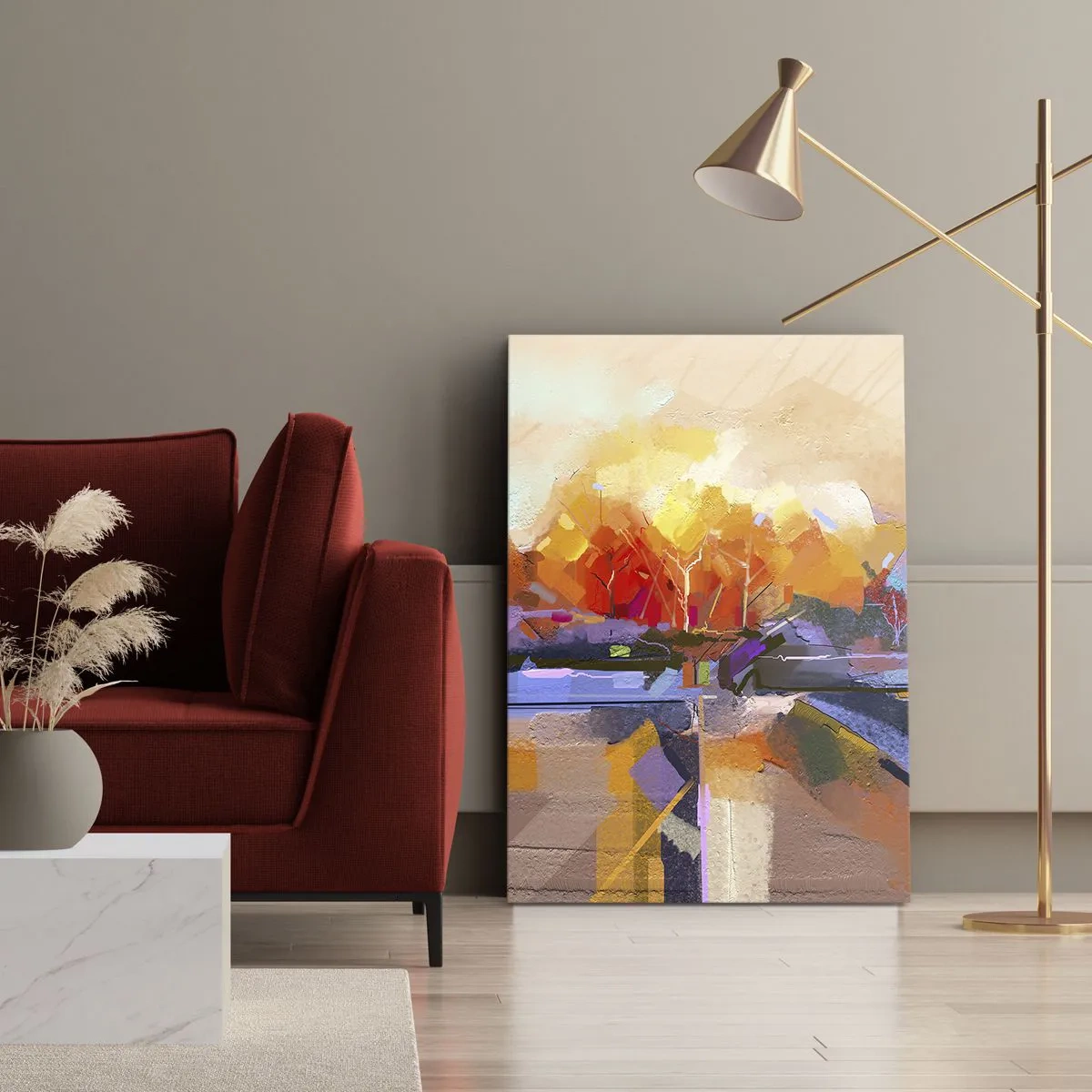 Quadro su tela - Stampe su Tela - Si è fatto autunno - 65x120 cm