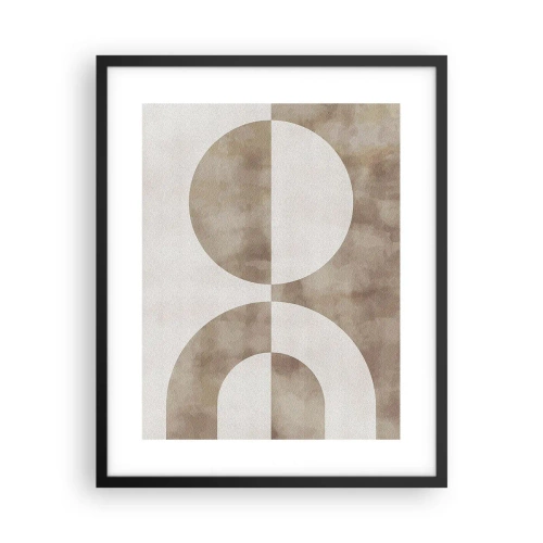 Poster in cornice nera - Analogie e differenze - 40x50 cm