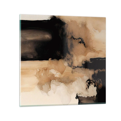 Quadro su vetro - Astrazione intrigante - 70x70 cm