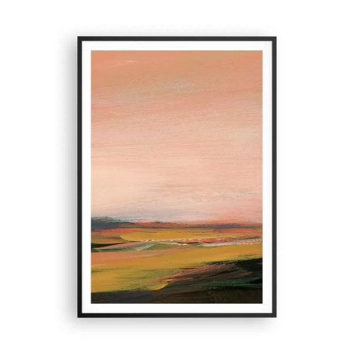 Poster in cornice nera - In tonalità di rosa - 70x100 cm