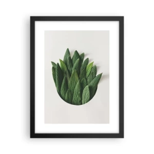 Poster in cornice nera - Curiosità irrefrenabile - 30x40 cm