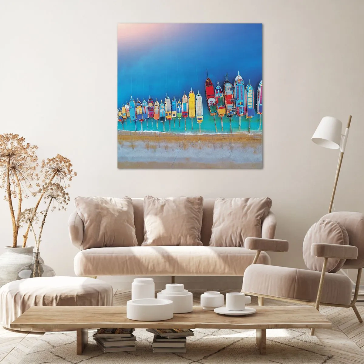 Quadro su tela - Stampe su Tela - A volo d'uccello - 70x70 cm