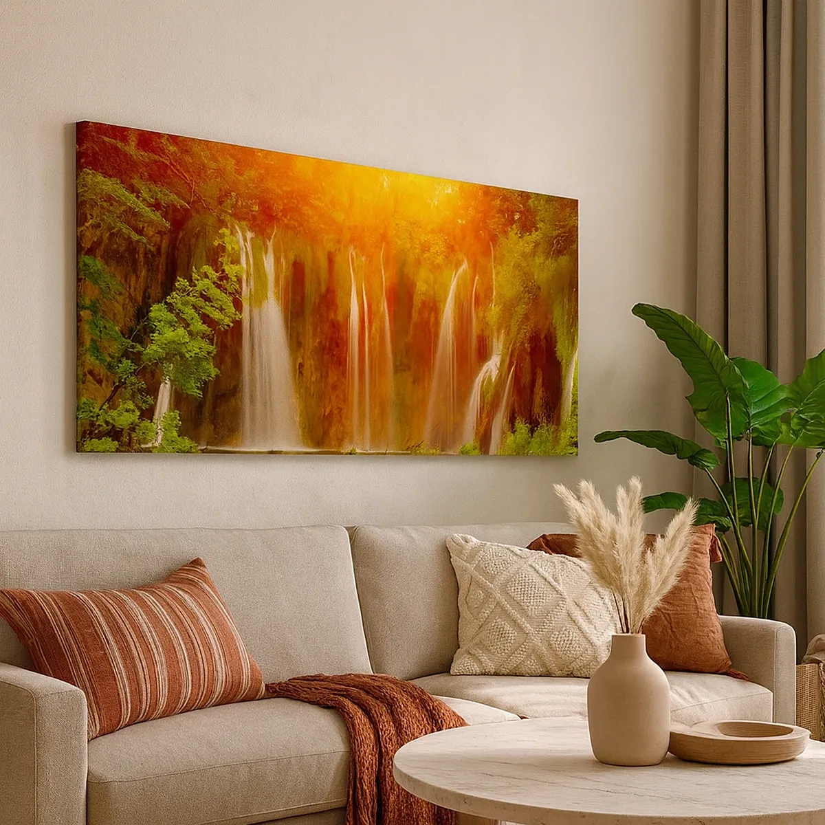 Quadro su tela - Stampe su Tela - Al sole e all'ombra - 30x30 cm