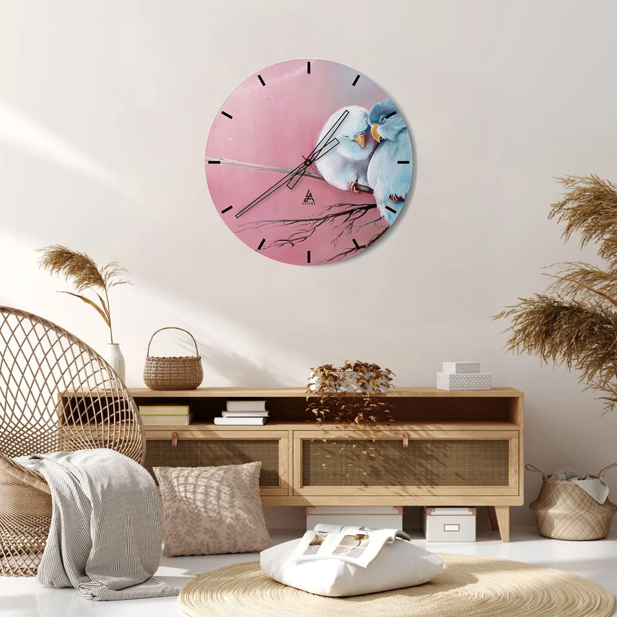 Orologio da parete - Orologio in Vetro - Che cosa aggiungere? - 30x30 cm