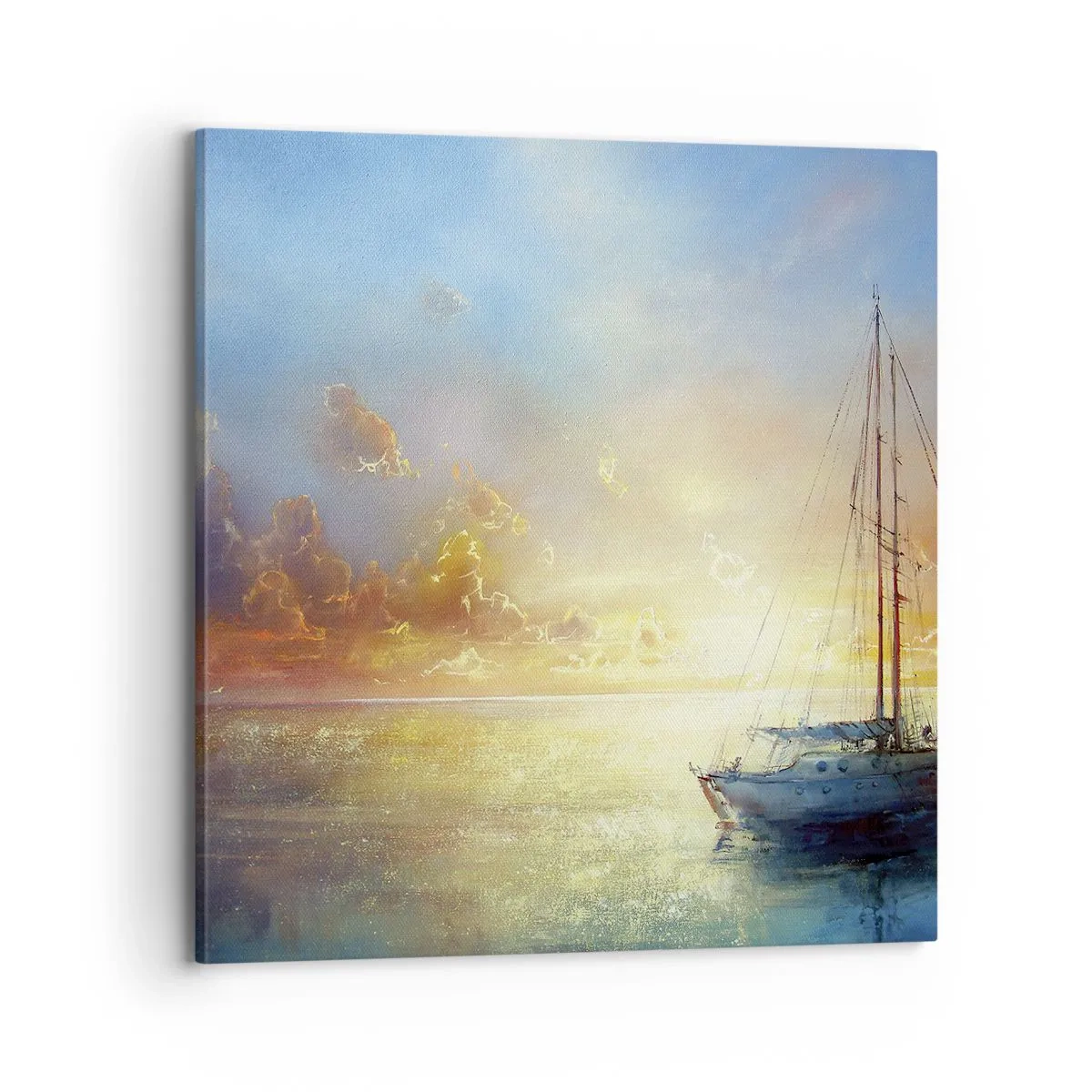 Quadro su tela - Stampe su Tela - Nella baia dorata - 70x70 cm