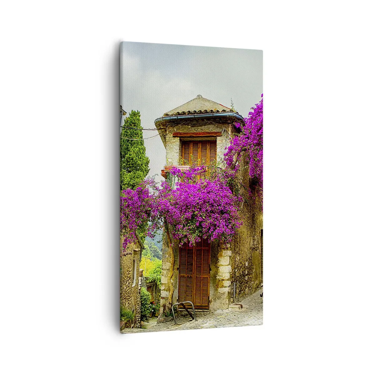 Quadro su tela - Stampe su Tela - Sotto un baldacchino di fiori - 55x100 cm