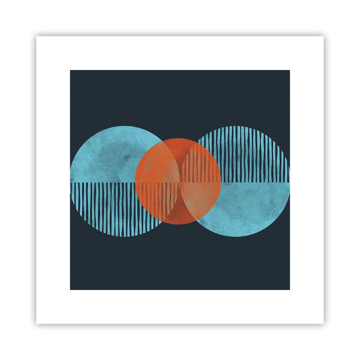 Poster - Composizione simmetrica - 30x30 cm