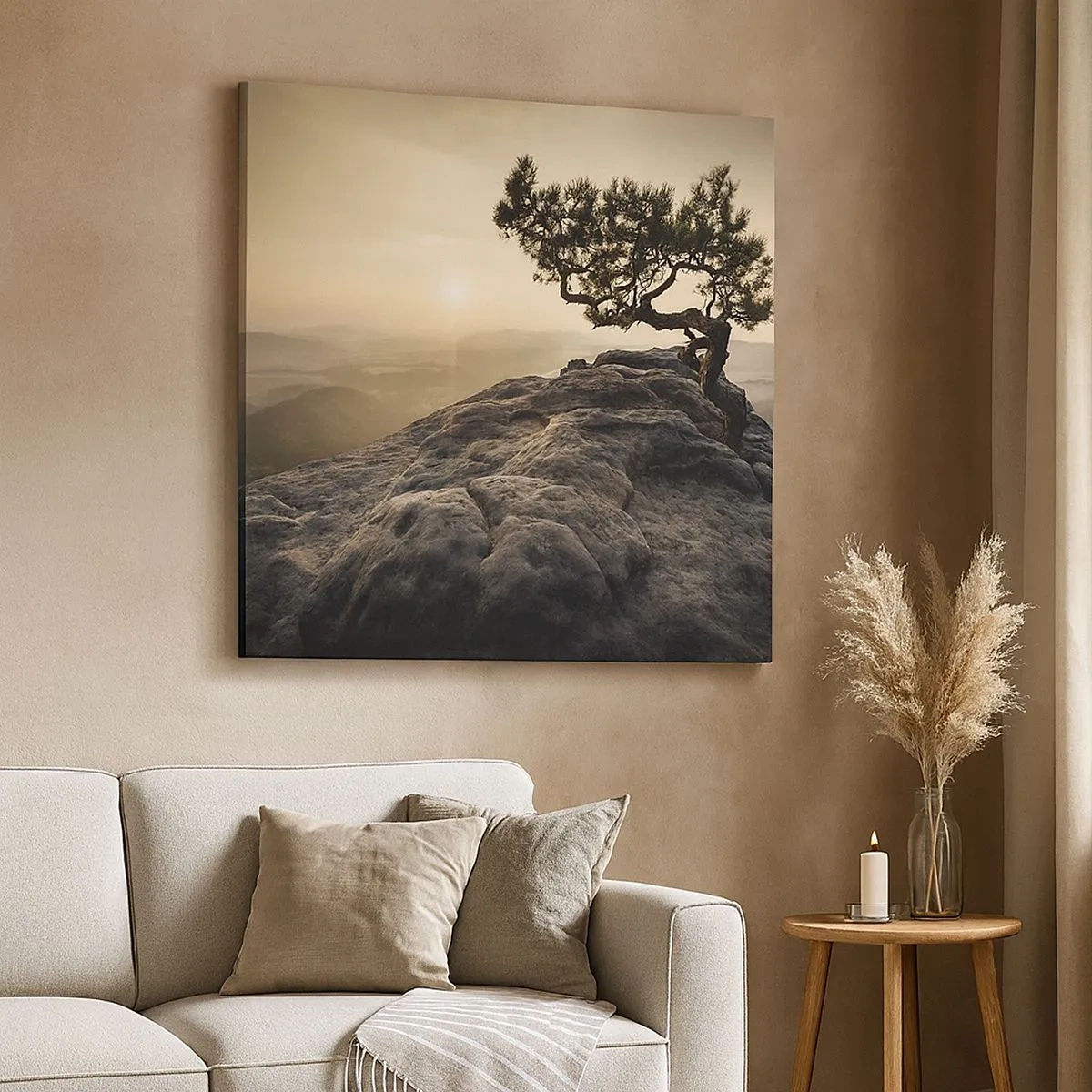 Quadro su tela - Stampe su Tela - La vita vince sempre - 30x30 cm