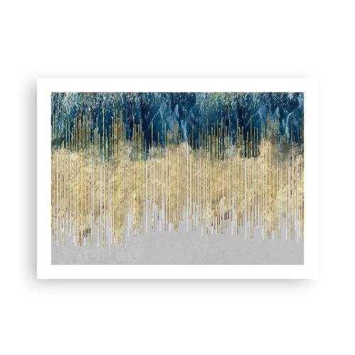 Poster - Confine dorato - 70x50 cm