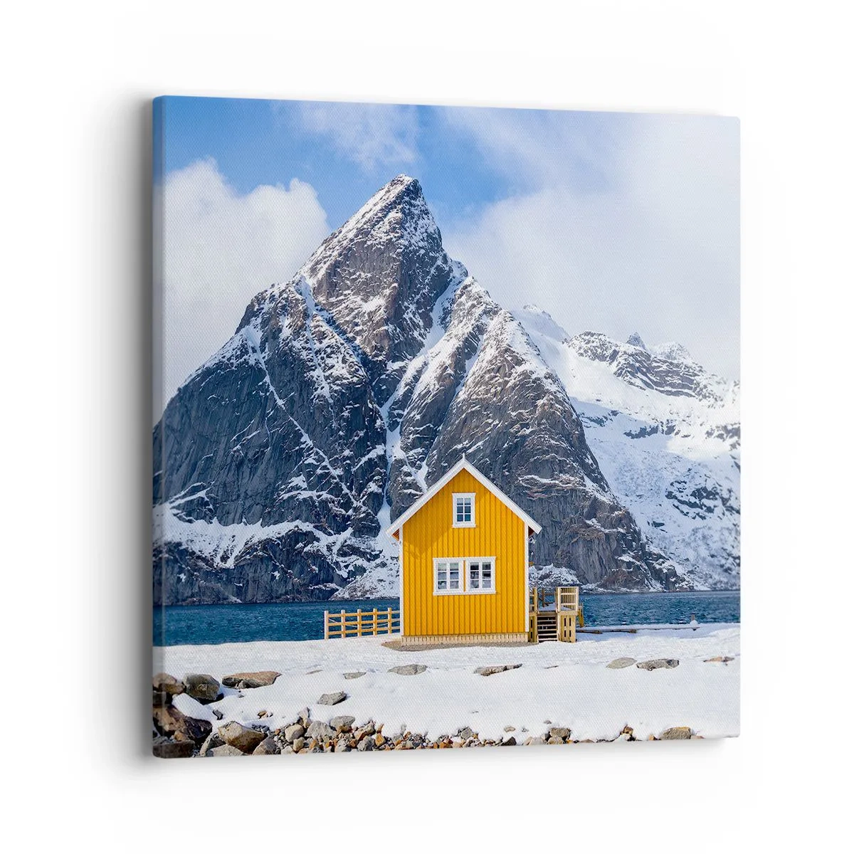 Quadro su tela - Stampe su Tela - Vacanze scandinave - 40x40 cm