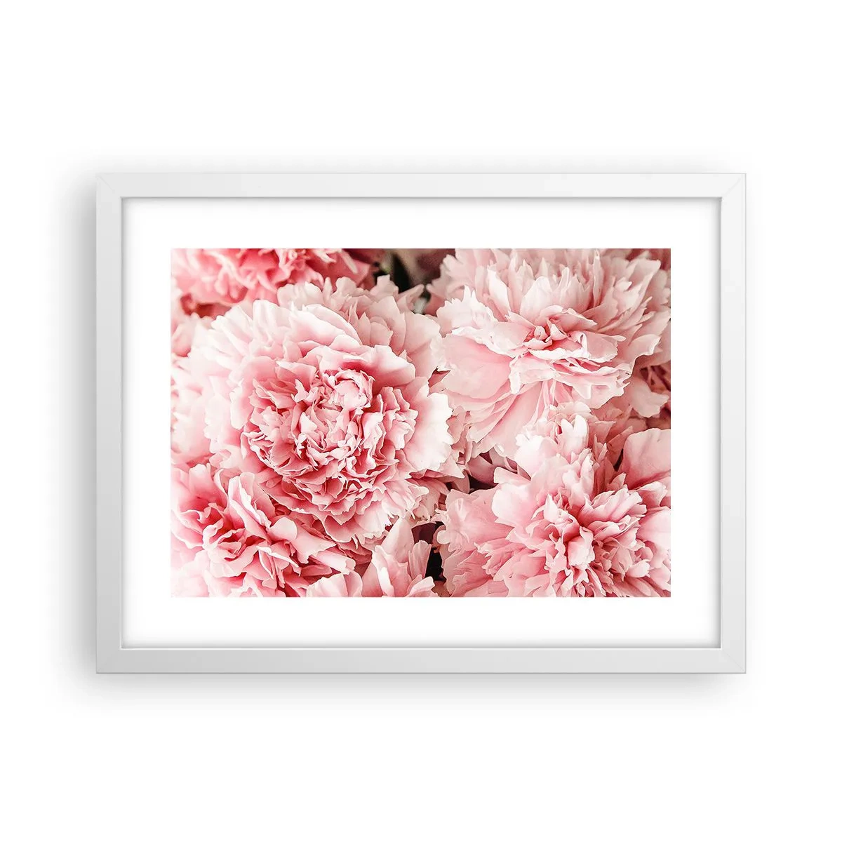 Poster in cornice bianca - Sogno rosa - 40x30 cm