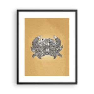 Poster in cornice nera - I racconti del granchio - 40x50 cm