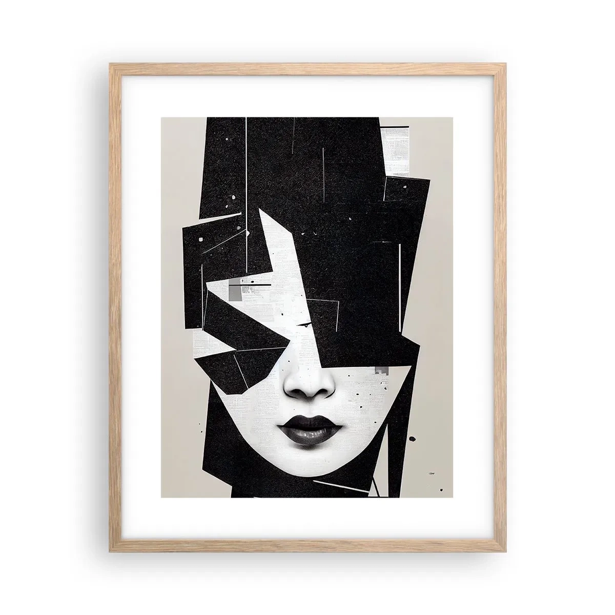 Poster in cornice rovere chiaro - Profondamente celata - 40x50 cm