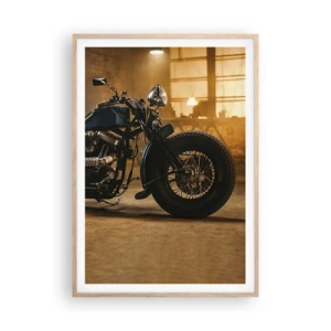 Poster in cornice rovere chiaro - Posso tutto - 70x100 cm