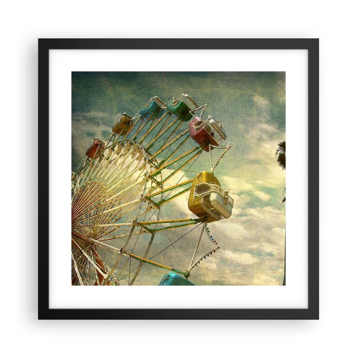 Poster in cornice nera - Il divertimento comincia... - 40x40 cm