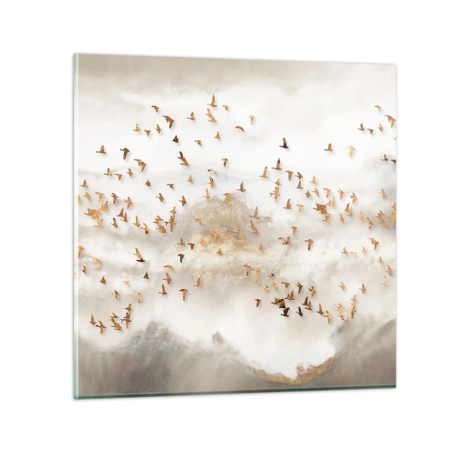 Quadro su vetro - È giunto il momento... - 60x60 cm