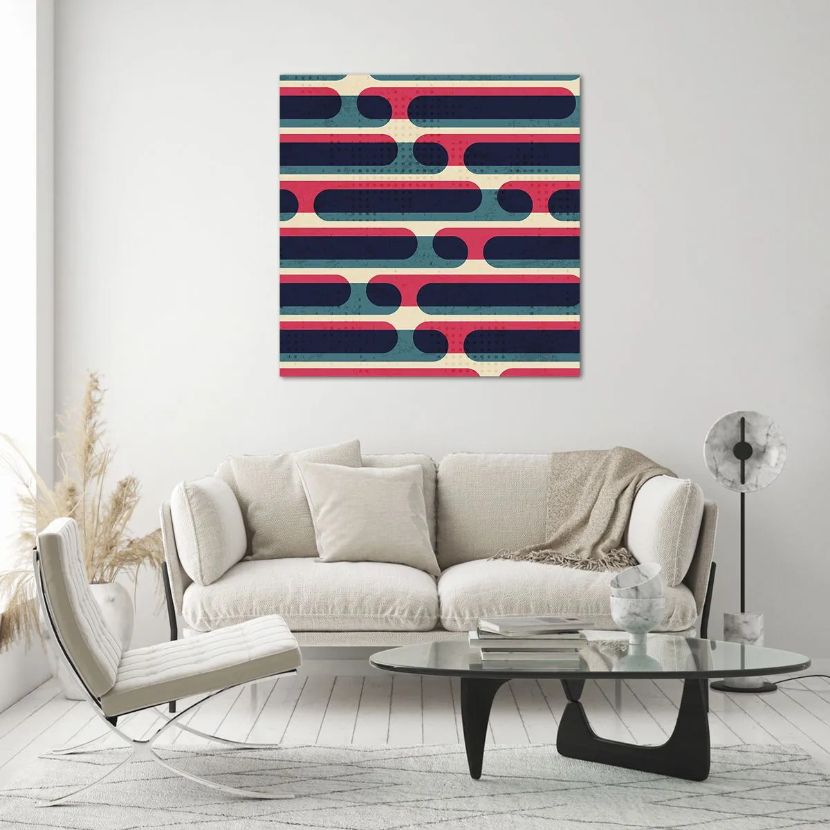 Quadro su vetro - Avanti fino in fondo - 40x40 cm