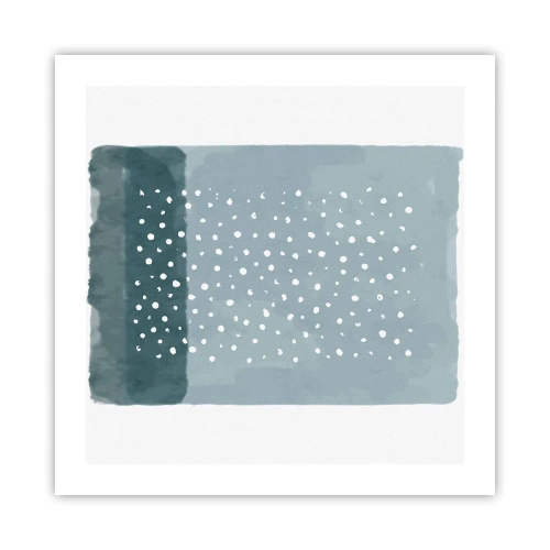 Poster - Spuntate nel blu - 50x50 cm